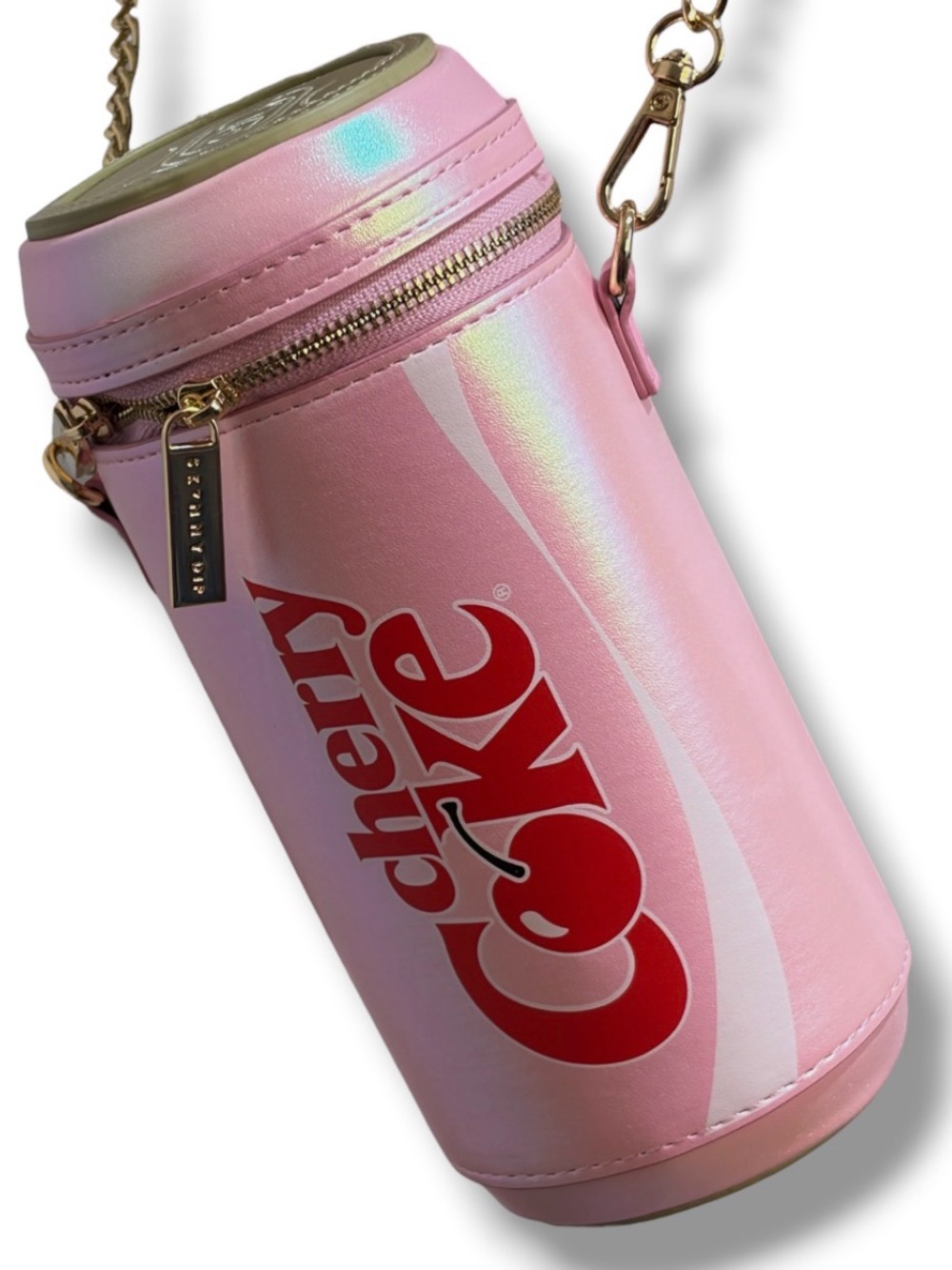 Skinnydip London Cherry Coke Can Crossbody Bag Pink Novelty Purse